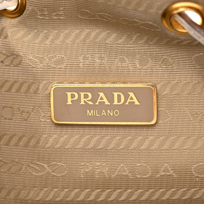 Prada Jacquard Logo Mini Bucket Crossbody Bag Corda Talco 7 of 15