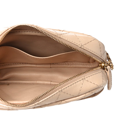 Chanel Aged Calfskin Quilted Mini Reissue Camera Case Beige Clair 4 of 9