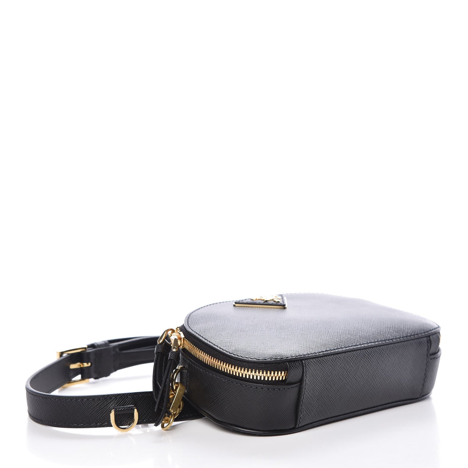 Prada Saffiano Lux Odette Belt Bag Black 5 of 9