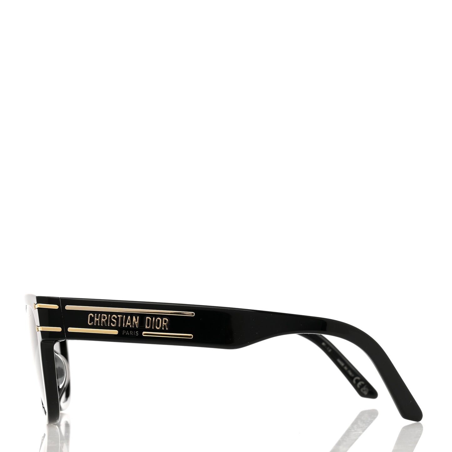 Diorsignature S6U Square Sunglasses Black