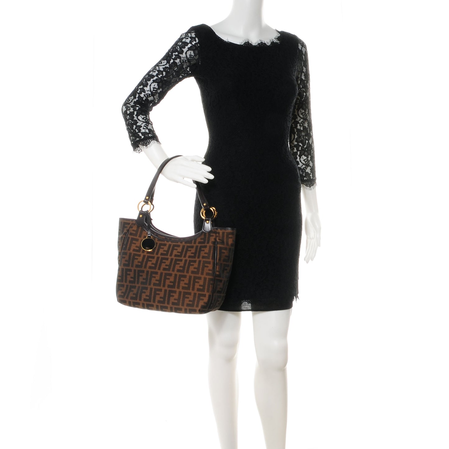 Zucca Small Chef Shopping Tote Tobacco Moro Black