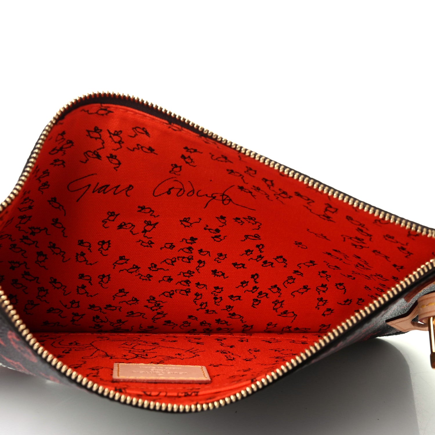 Louis Vuitton Catogram Neverfull MM GM Pochette Marron 5 of 7