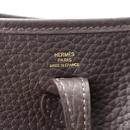 Hermes Taurillon Clemence Evelyne TPM Bai Brun 6 of 11