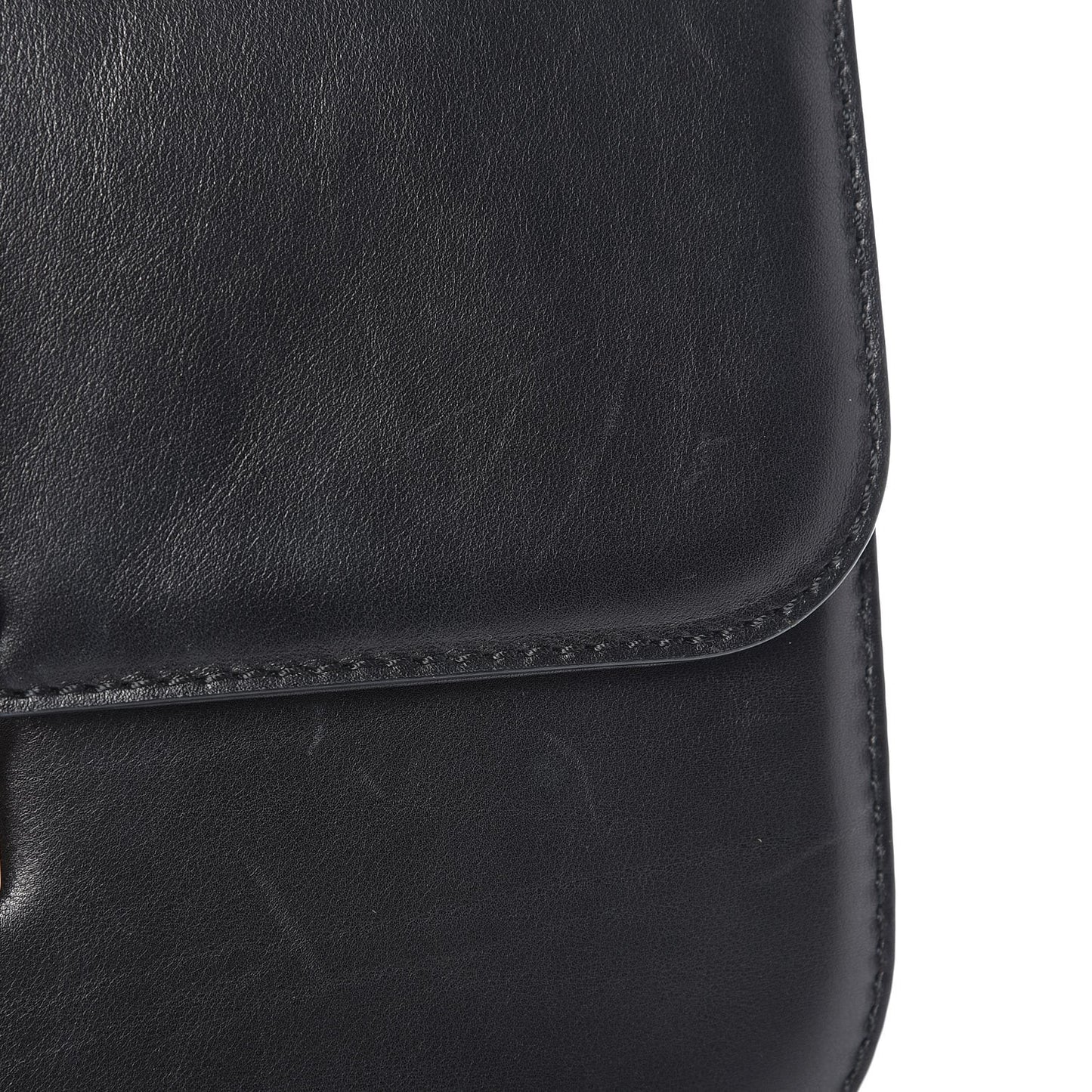 Vitello Medium Glam Lock Rockstud Flap Black
