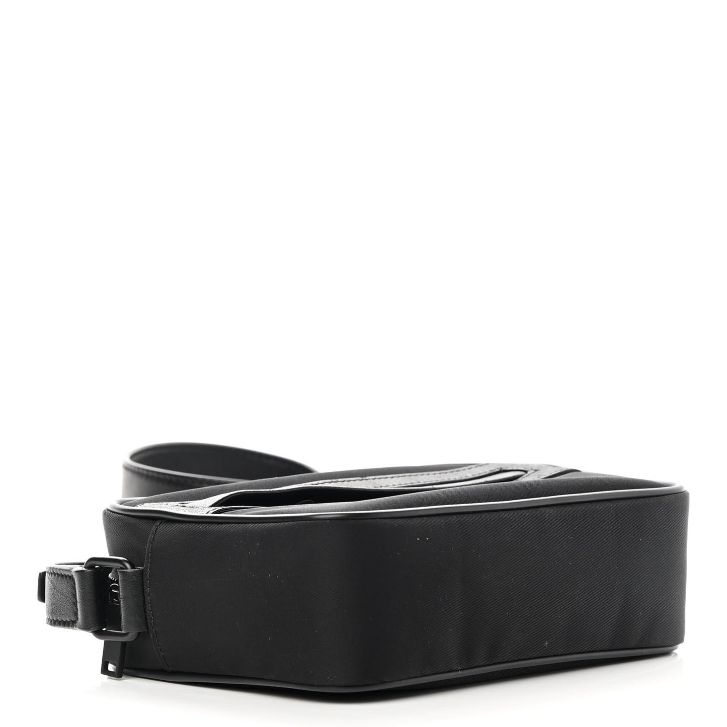 Lambskin Nylon Small Camp Camera Bag Black
