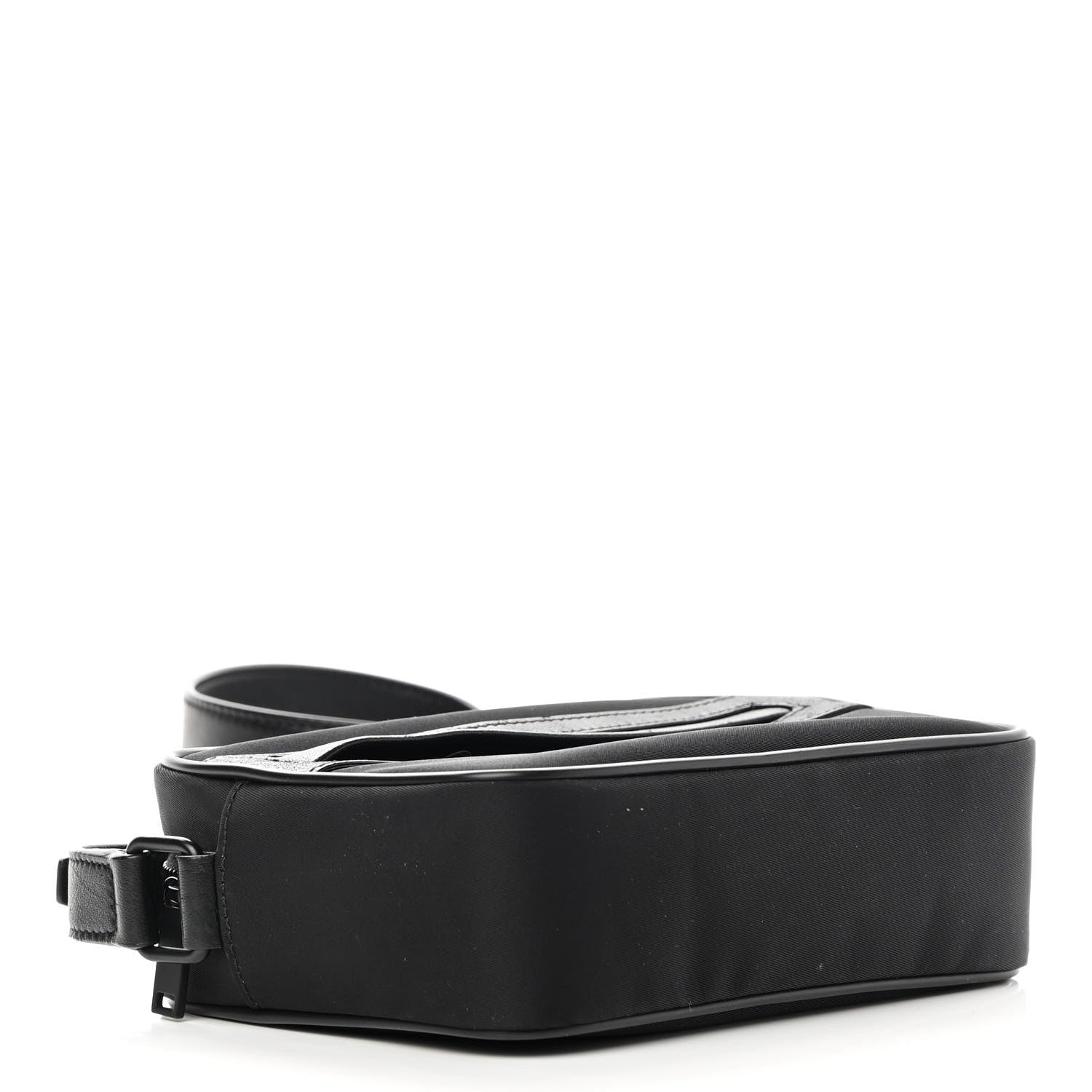 Saint Laurent Lambskin Nylon Small Camp Camera Bag Black 4 of 13