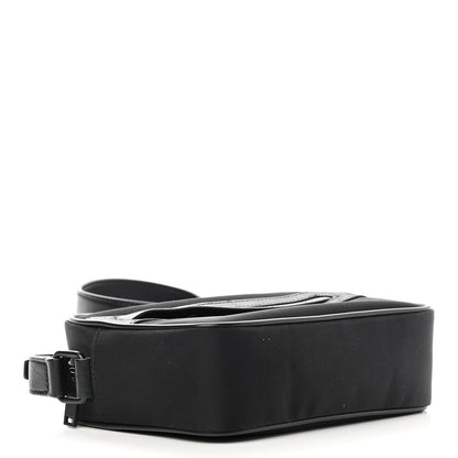 Saint Laurent Lambskin Nylon Small Camp Camera Bag Black 4 of 13