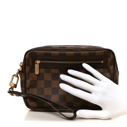 Louis Vuitton Damier Ebene Pochette Billets Macao 2 of 9