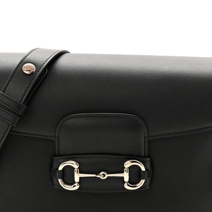Gucci Ciny Lux Calfskin Horsebit 1955 Soft Small Shoulder Bag Black 8 of 10