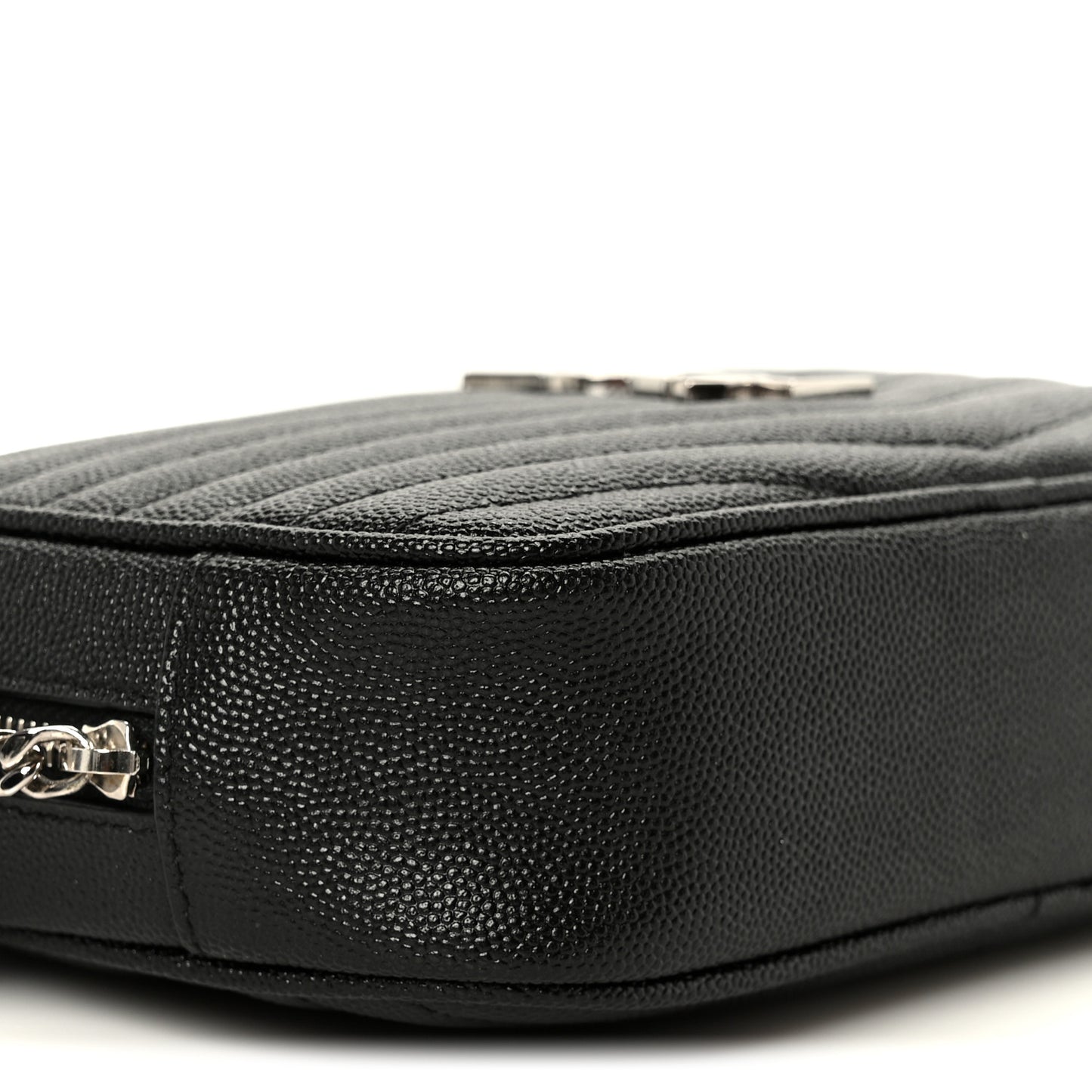 Grain De Poudre Matelasse Monogram Mini Lou Camera Bag Black