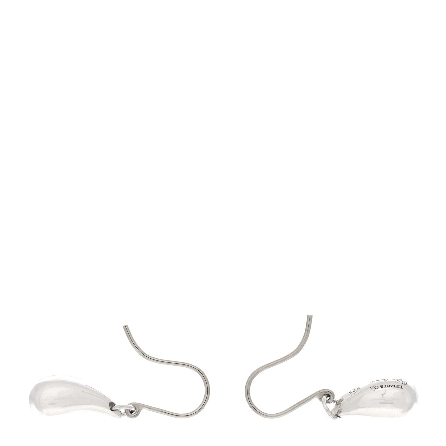 Sterling Silver Elsa Peretti Teardrop Earrings