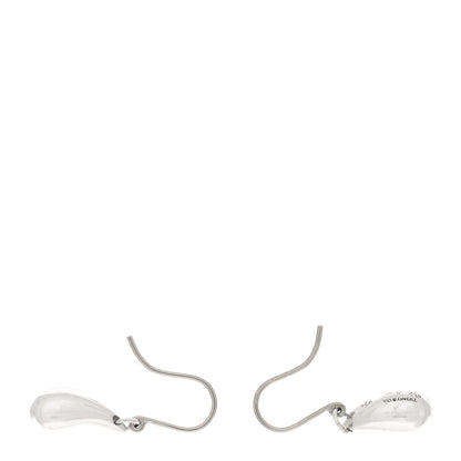 Tiffany Sterling Silver Elsa Peretti Teardrop Earrings 3 of 4