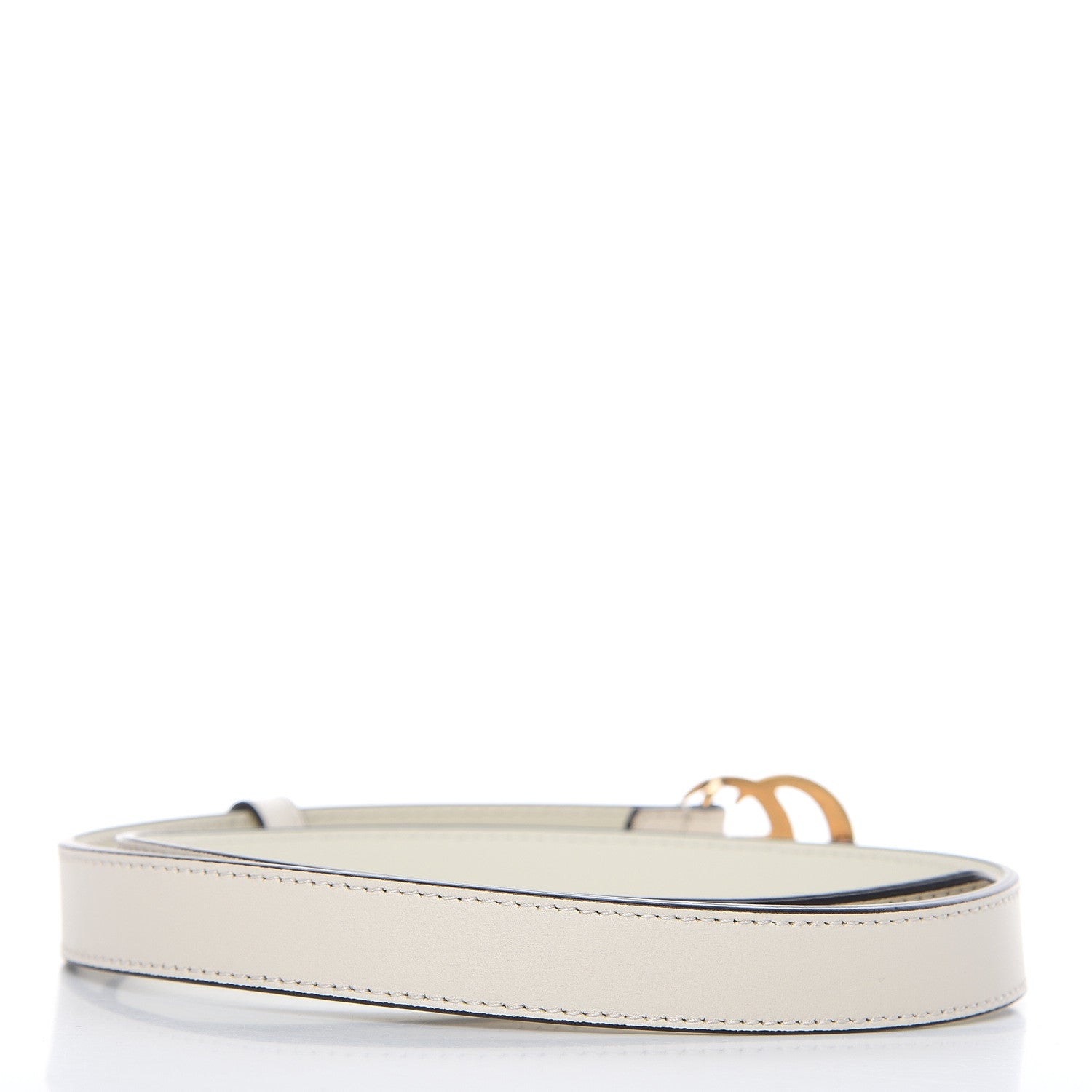 Gucci Calfskin Double G 20mm Belt 70 28 Mystic White 3 of 6