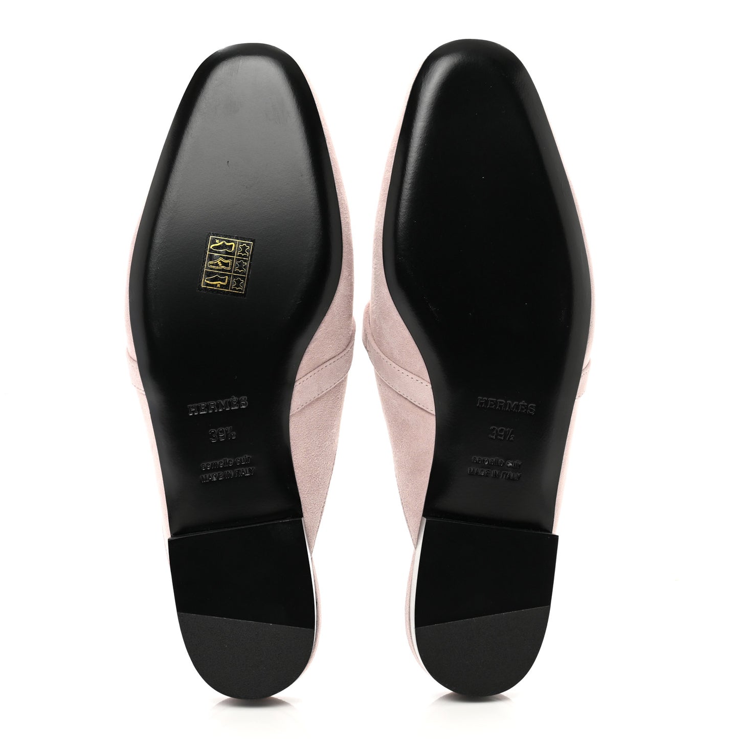Suede Goatskin Oz Mules 39.5 Rose Porcelaine
