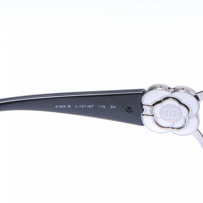 Chanel Crystal Camelia CC Sunglasses 4164 B 3 of 4