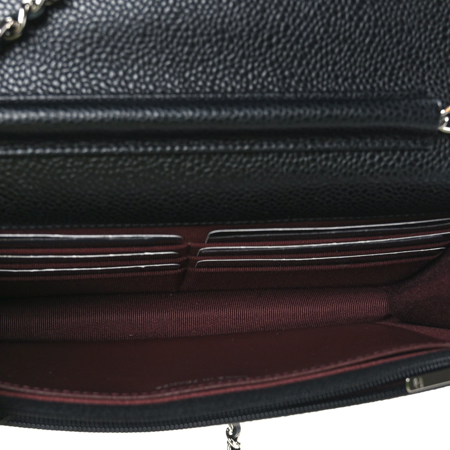 Chanel Caviar Quilted Wallet on Chain WOC Black 5 of 10