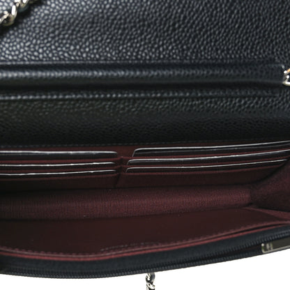 Chanel Caviar Quilted Wallet on Chain WOC Black 5 of 10