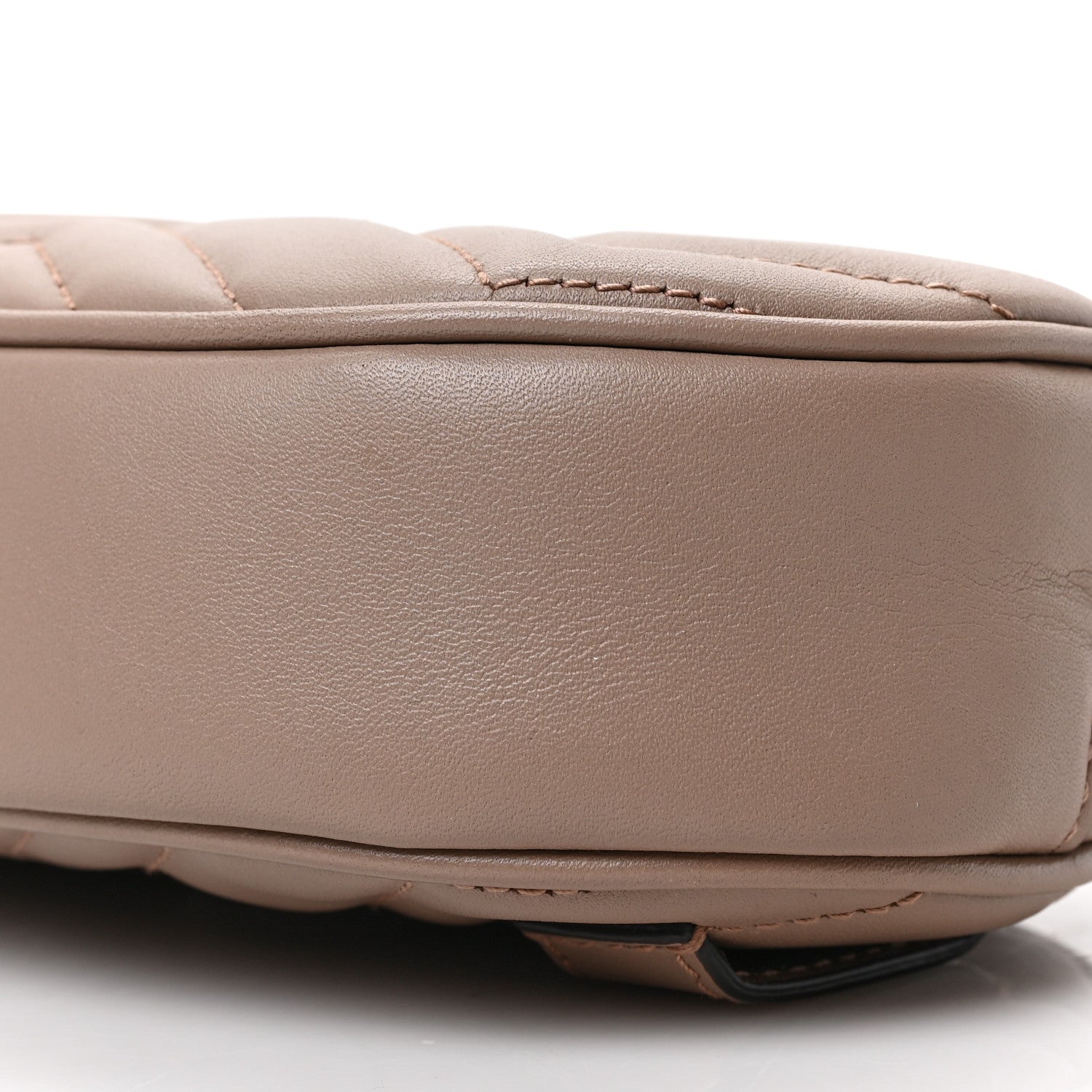 Gucci Calfskin Matelasse GG Marmont Belt Bag 75 30 Porcelain Rose 9 of 10