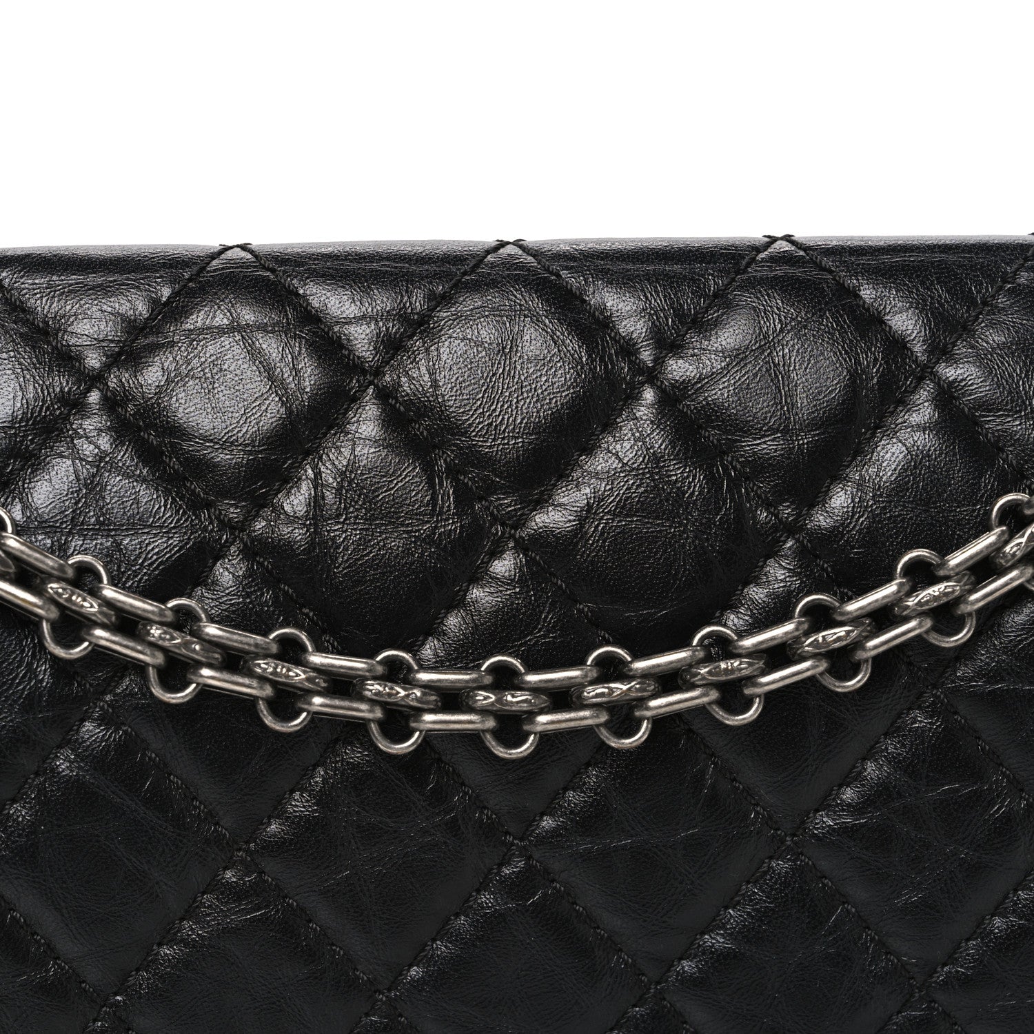 Chanel Aged Calfskin Quilted 2.55 Reissue 225 Flap Black 8 of 10