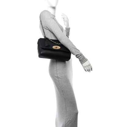 Mulberry Small Classic Grain Calfskin Medium Lily Black 2 of 10