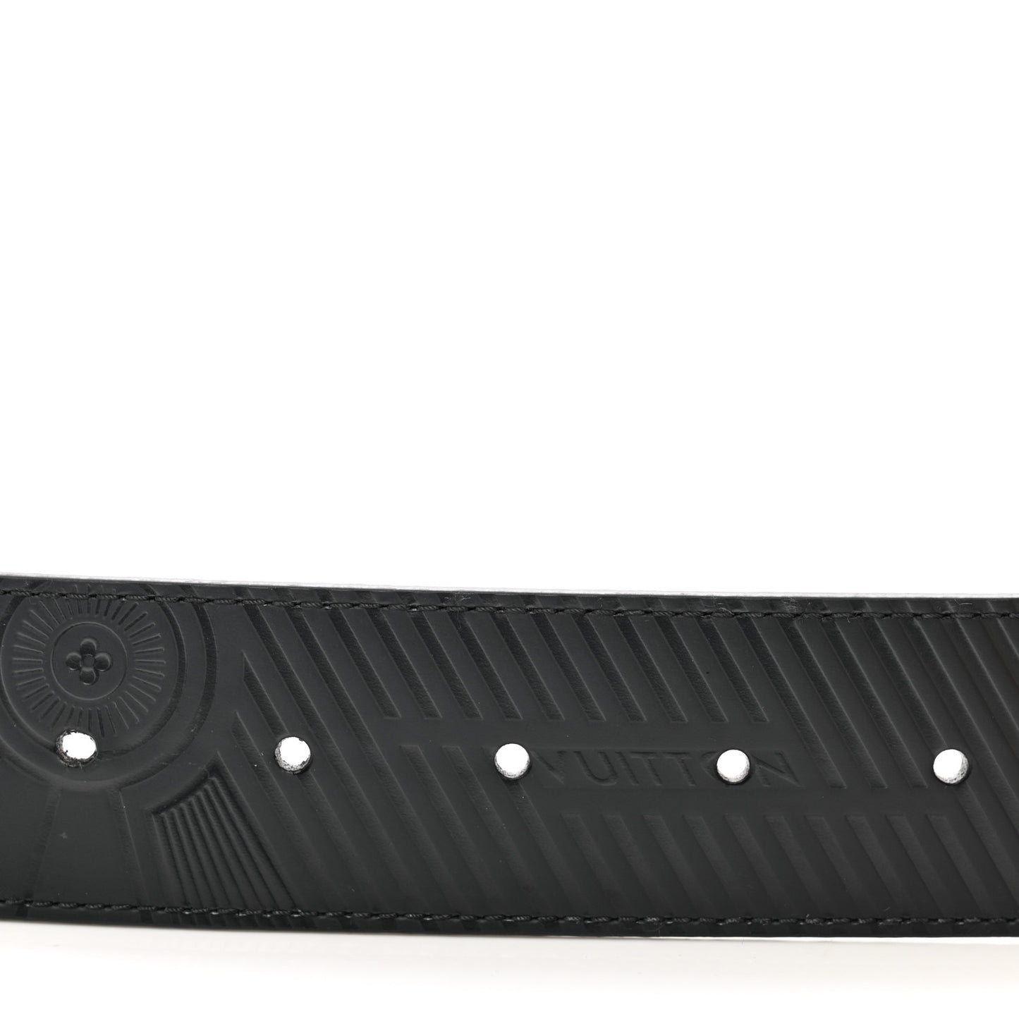 Calfskin 40mm LV Imprint Reversible Belt 90 36 Black