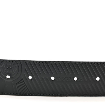 Louis Vuitton Calfskin 40mm LV Imprint Reversible Belt 90 36 Black 4 of 5