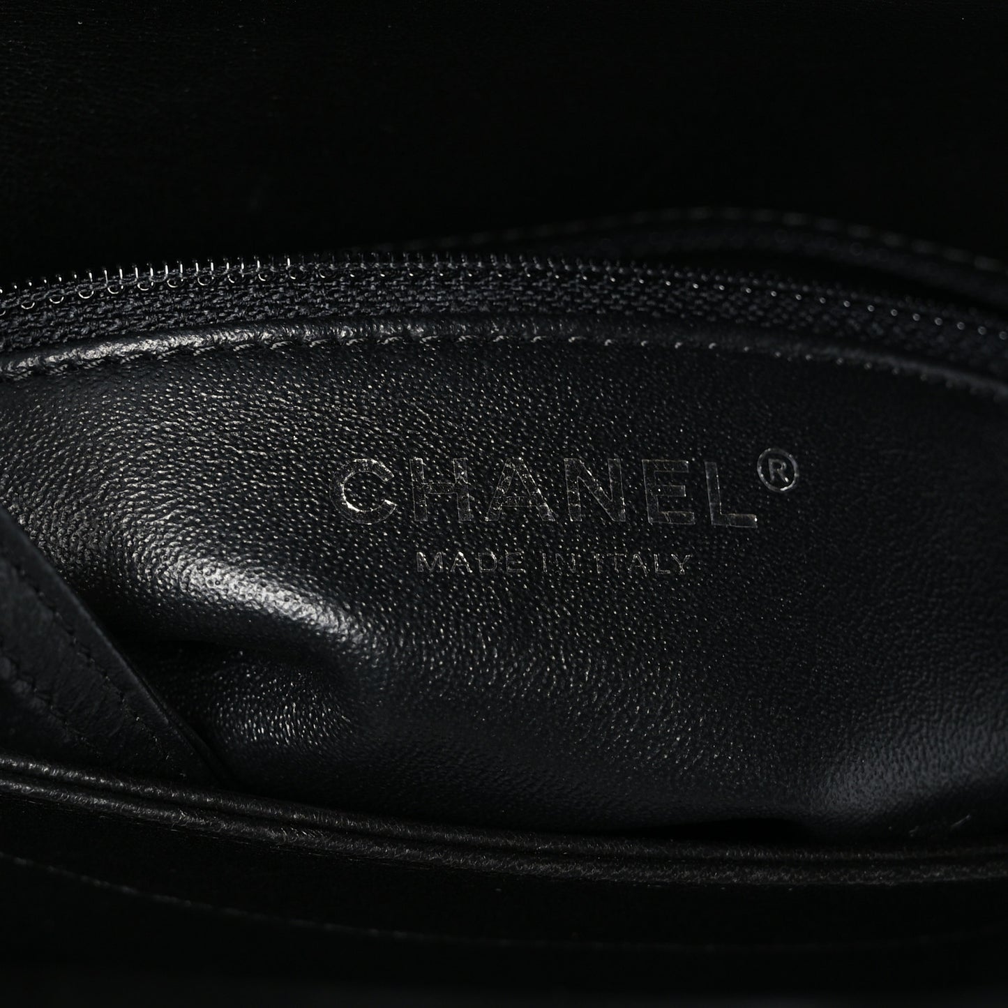 Lambskin Quilted Medium Trendy CC Flap Dual Handle Bag Black