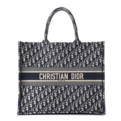 Christian Dior Oblique Book Tote Blue Multicolor 1 of 18