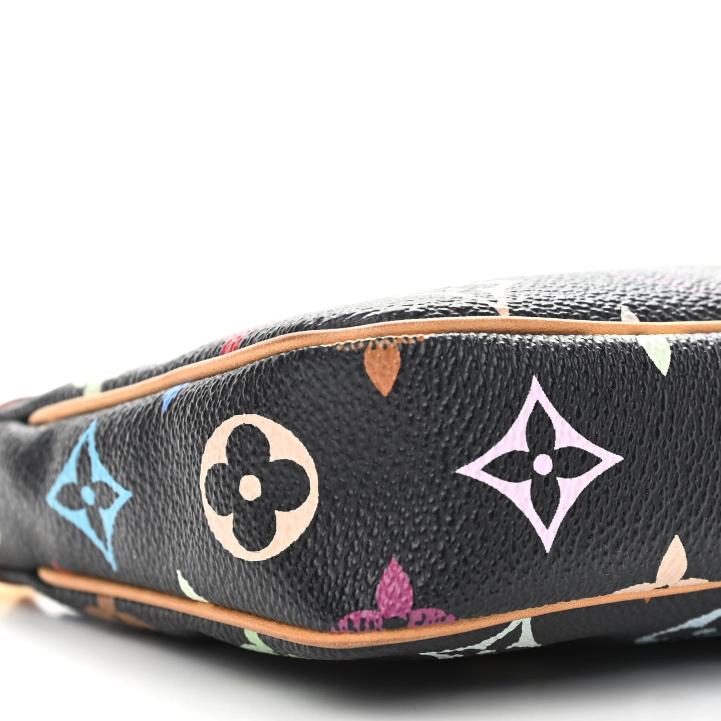 Monogram Multicolor Pochette Accessories Black