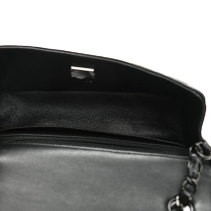 Chanel Lambskin Quilted Mini Rectangular Flap So Black 5 of 9