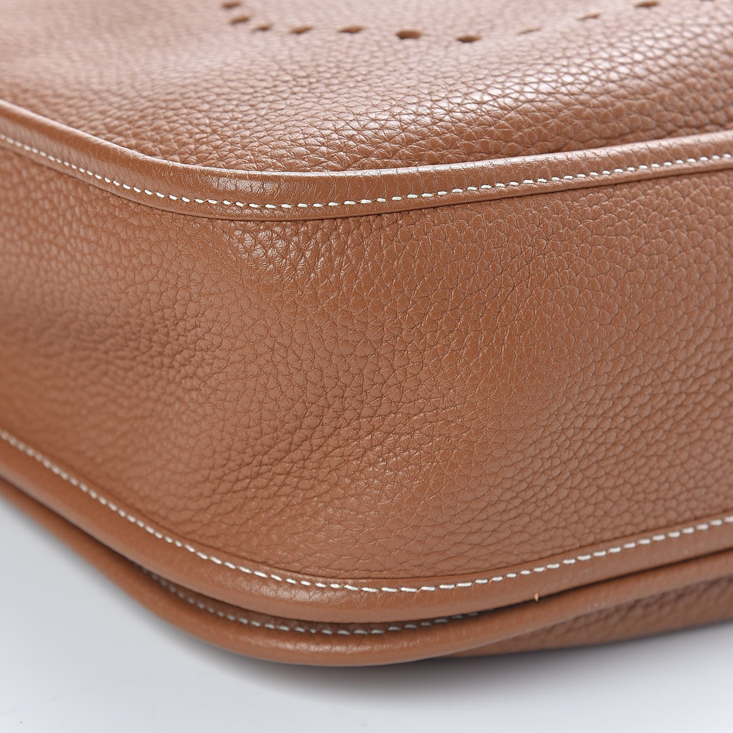 Hermes Taurillon Clemence Evelyne III GM Gold 10 of 13