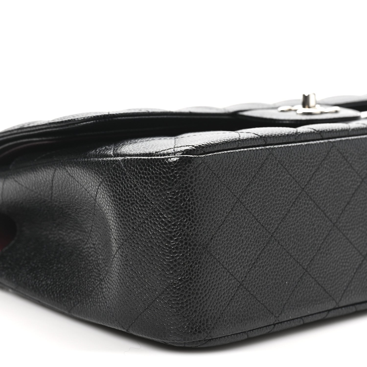 Chanel Caviar Quilted Jumbo Double Flap Black 9 of 11