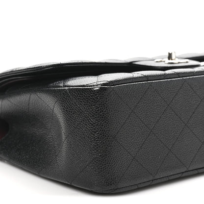 Chanel Caviar Quilted Jumbo Double Flap Black 9 of 11