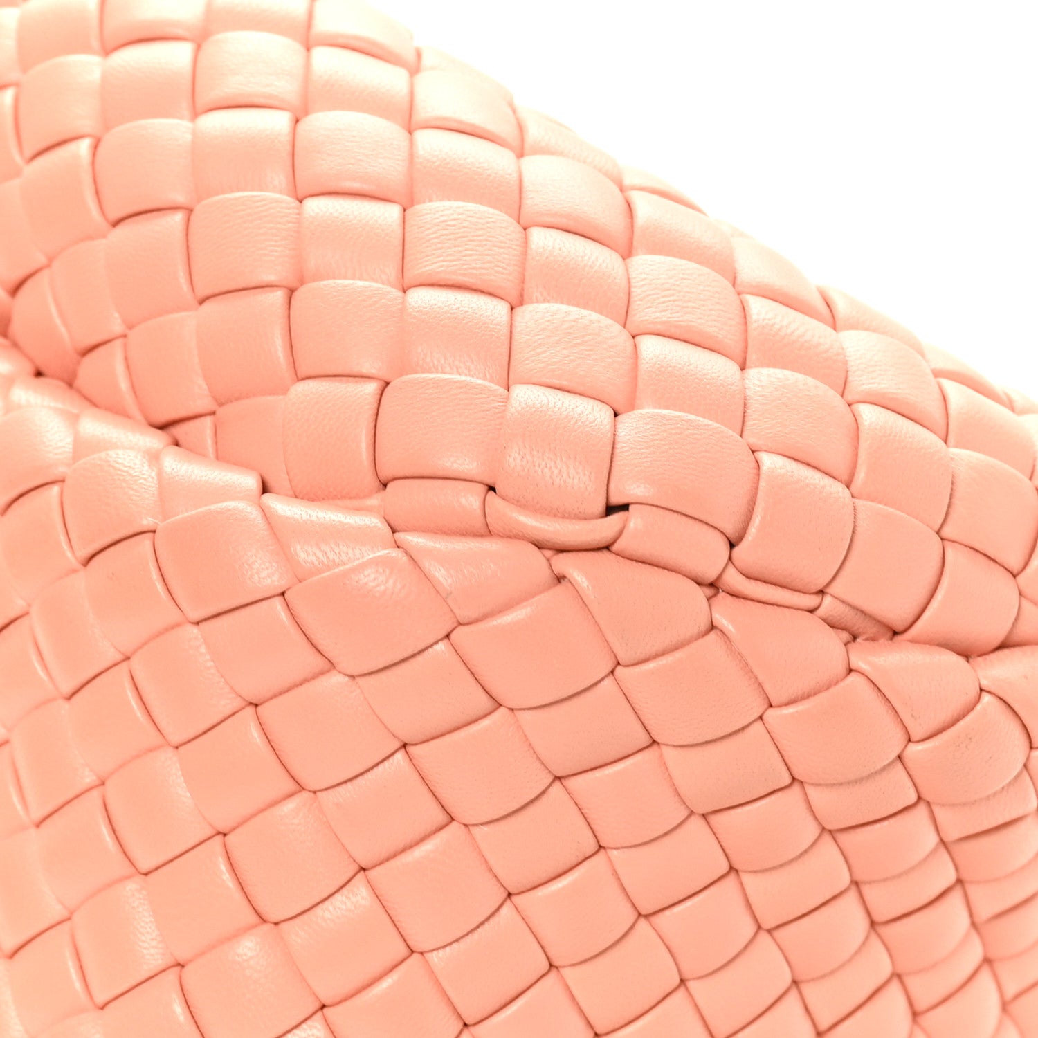 Bottega Veneta Lambskin Padded Intrecciato Mini Jodie Peachy 9 of 12