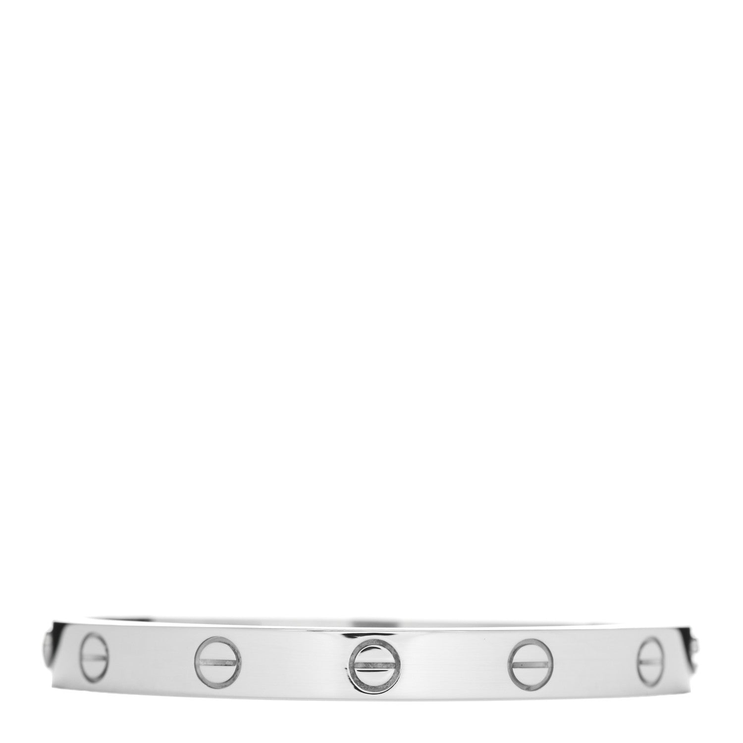 Cartier 18K White Gold LOVE Bracelet 16 1 of 5
