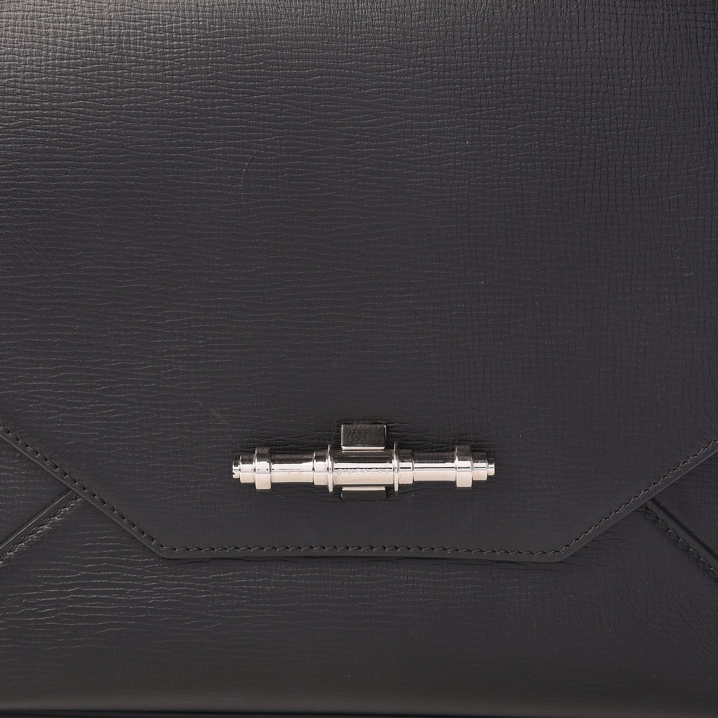 Calfskin Small Obsedia Satchel Black