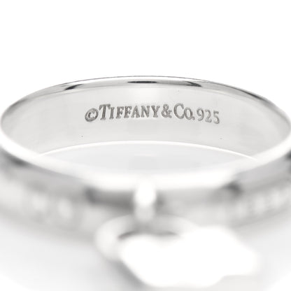 Tiffany Sterling Silver 1837 Lock Charm Ring 49 5 4 of 4