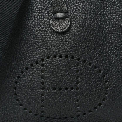 Hermes Taurillon Clemence Evelyne TPM Black 8 of 10