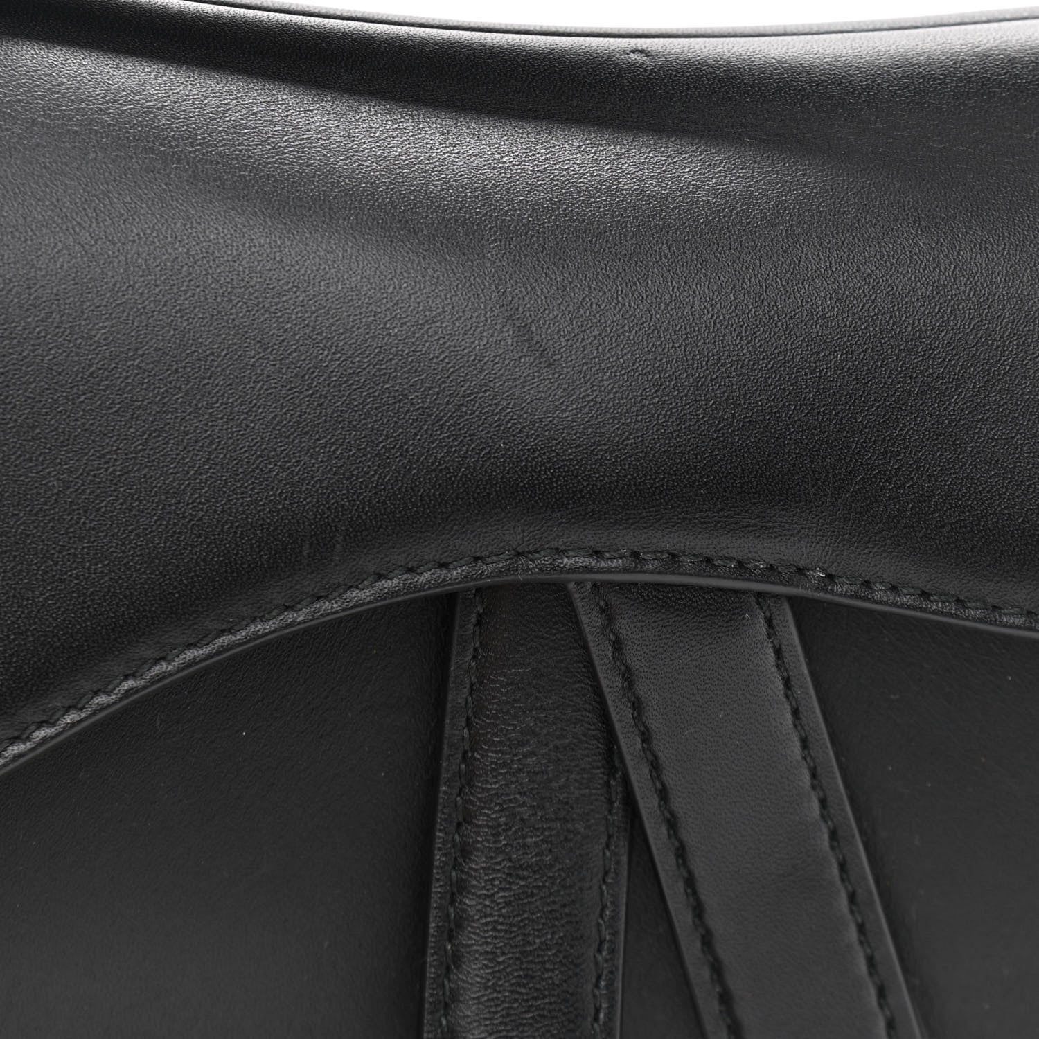 Christian Dior Calfskin Mini Saddle Bag Black 11 of 12