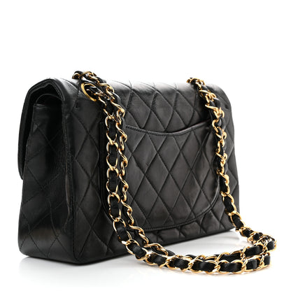 Chanel Lambskin Quilted Small Double Flap Black 3 of 14