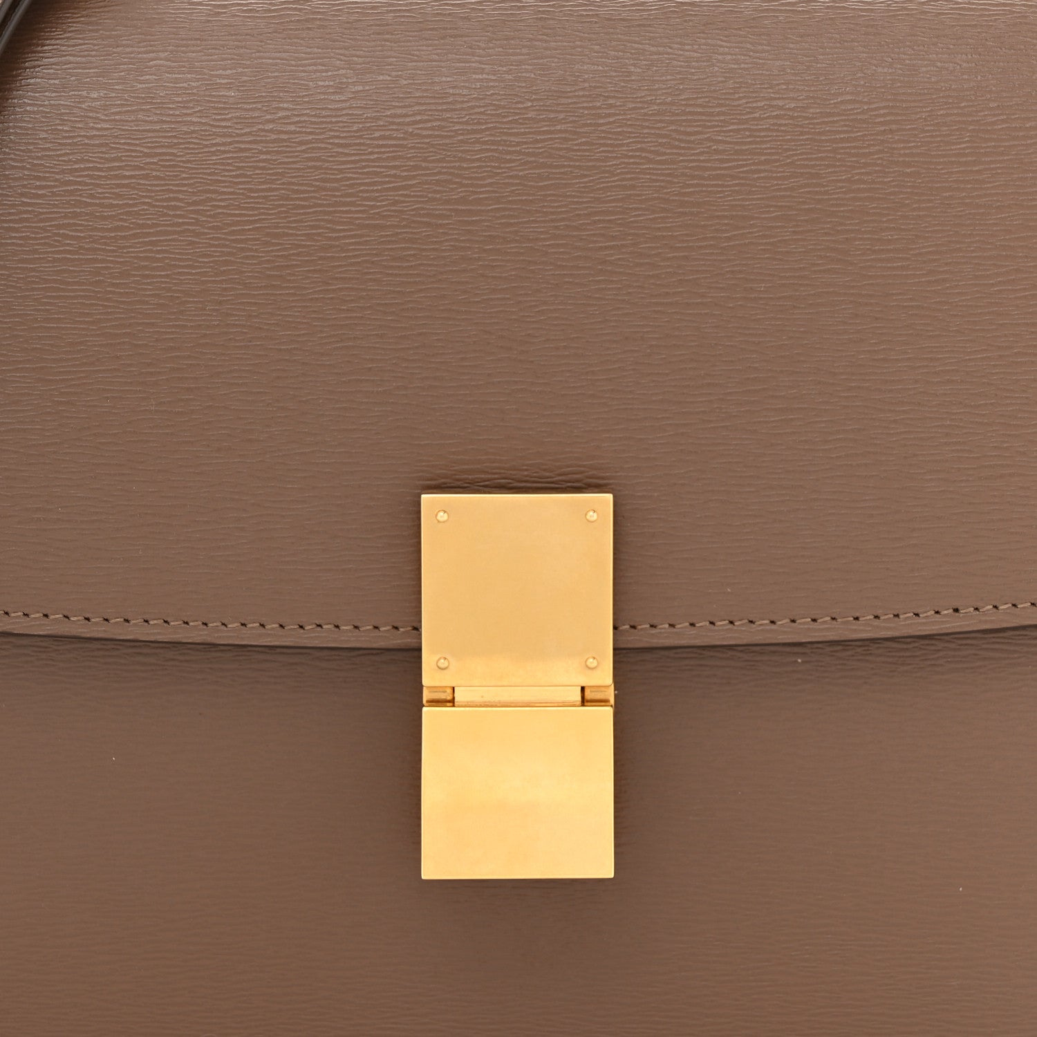 Celine Liege Calfskin Medium Classic Box Flap Bag Taupe 8 of 10