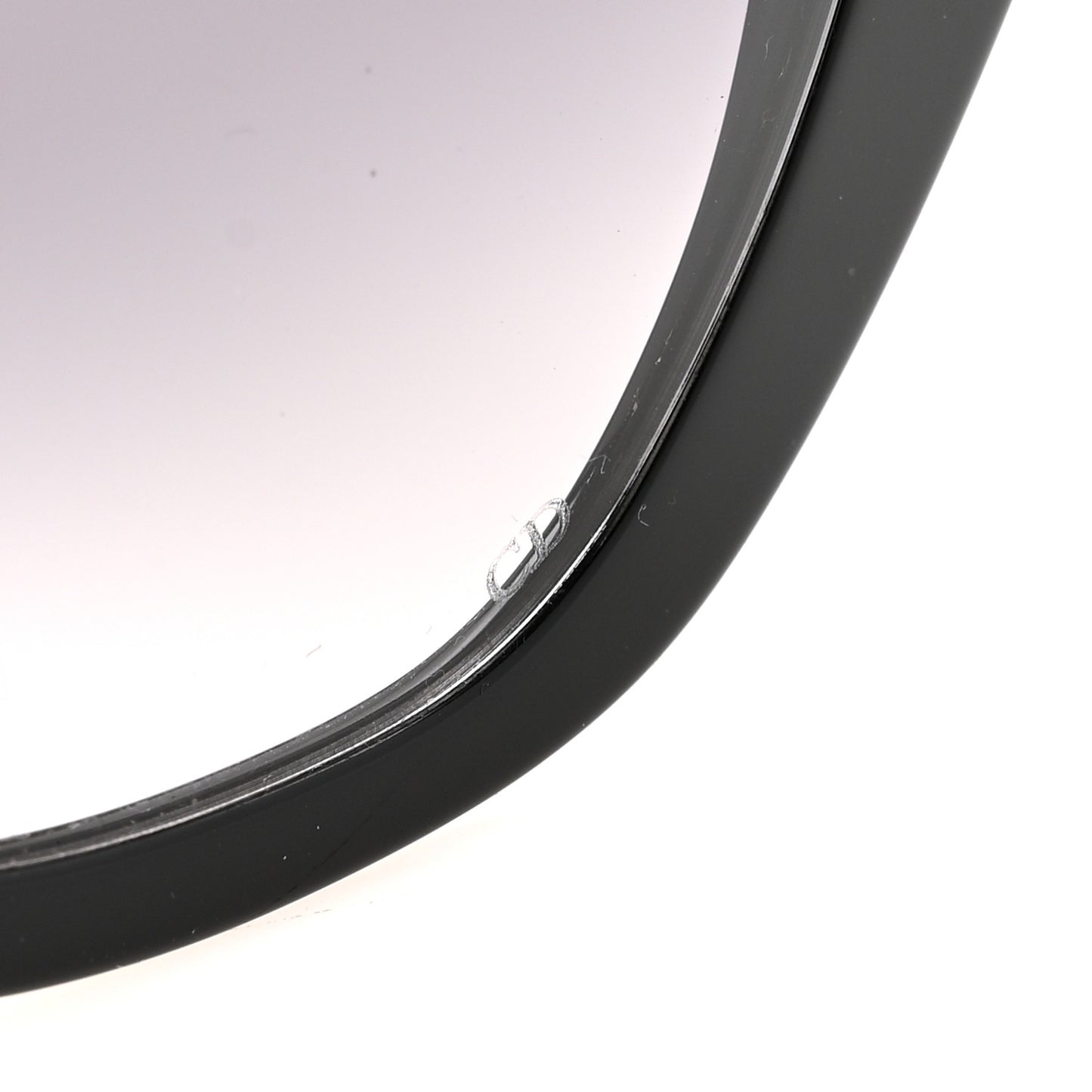 Acetate CDior B6I Cat Eye Sunglasses Black