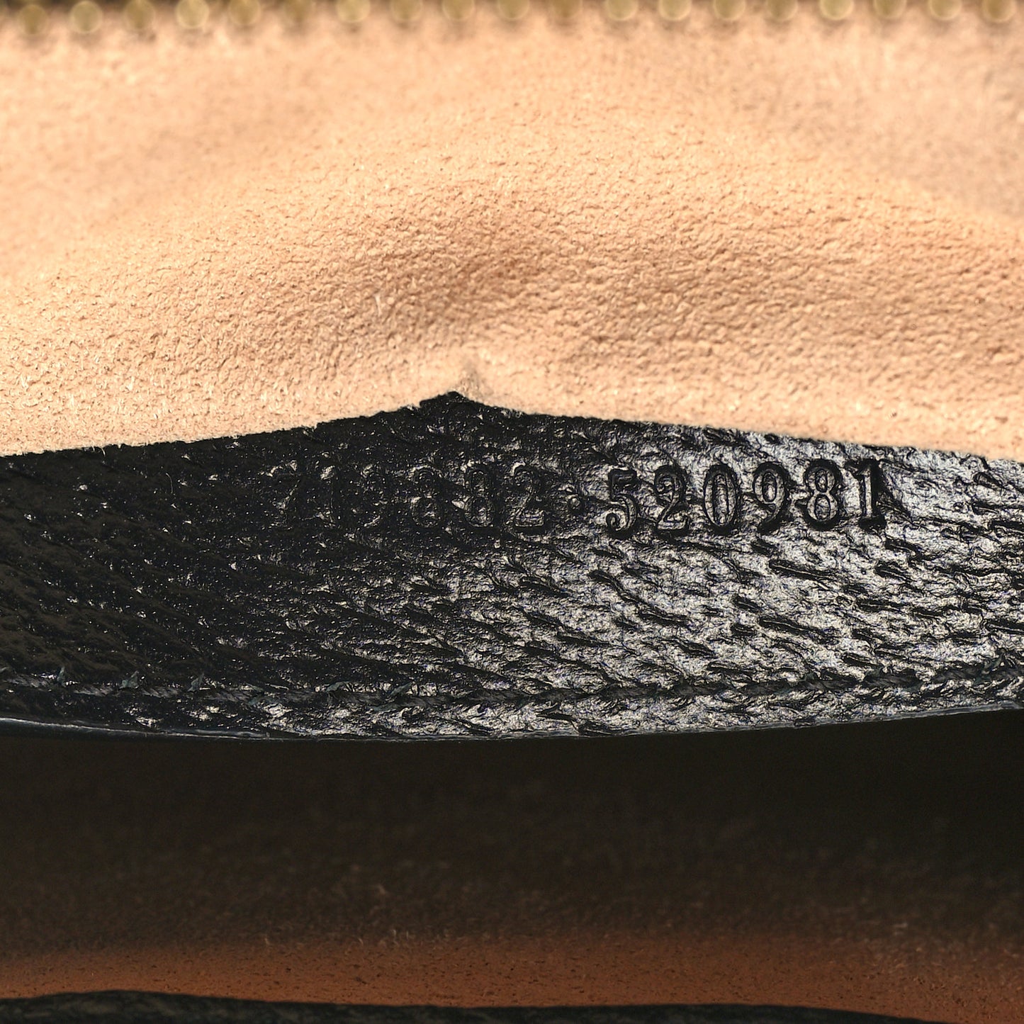 Textured Calfskin Web Small Ophidia Tote Bag Black
