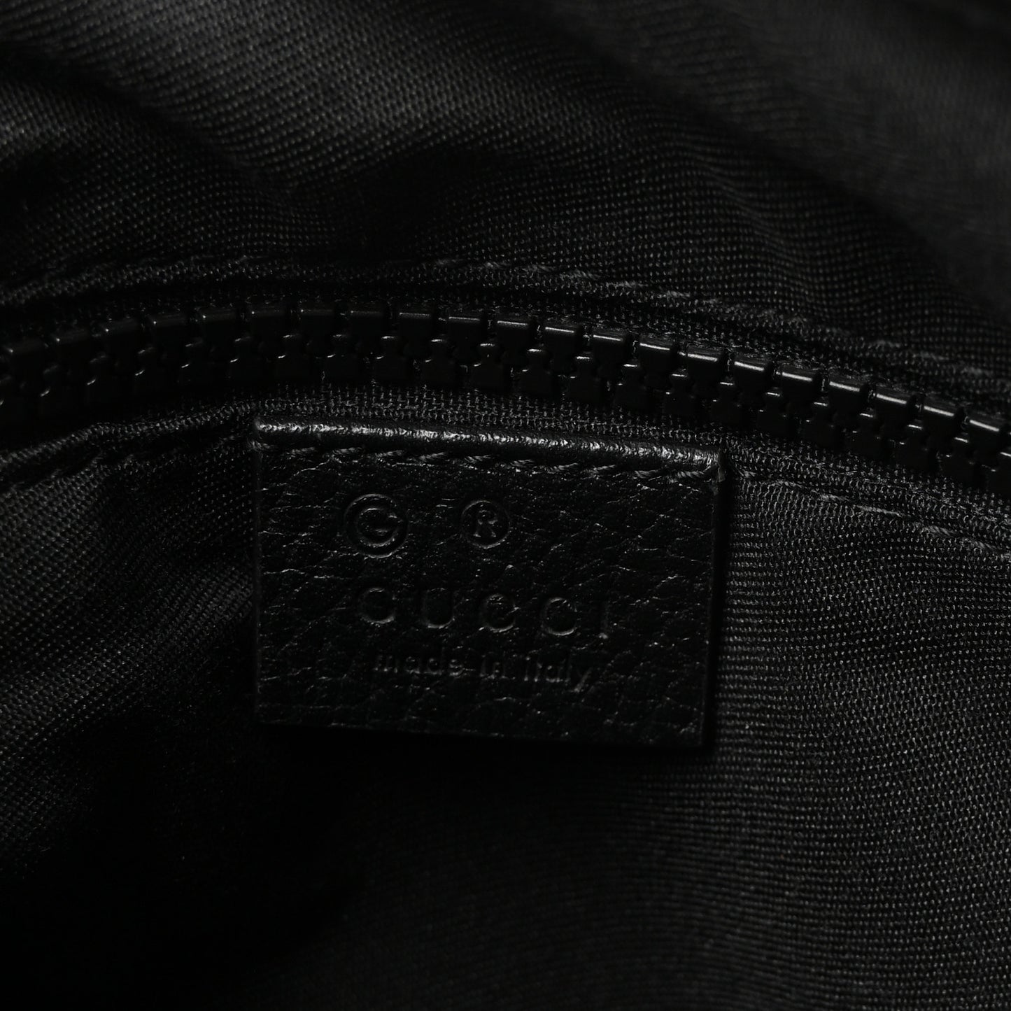 Nylon Monogram Medium Flat Messenger Bag Black