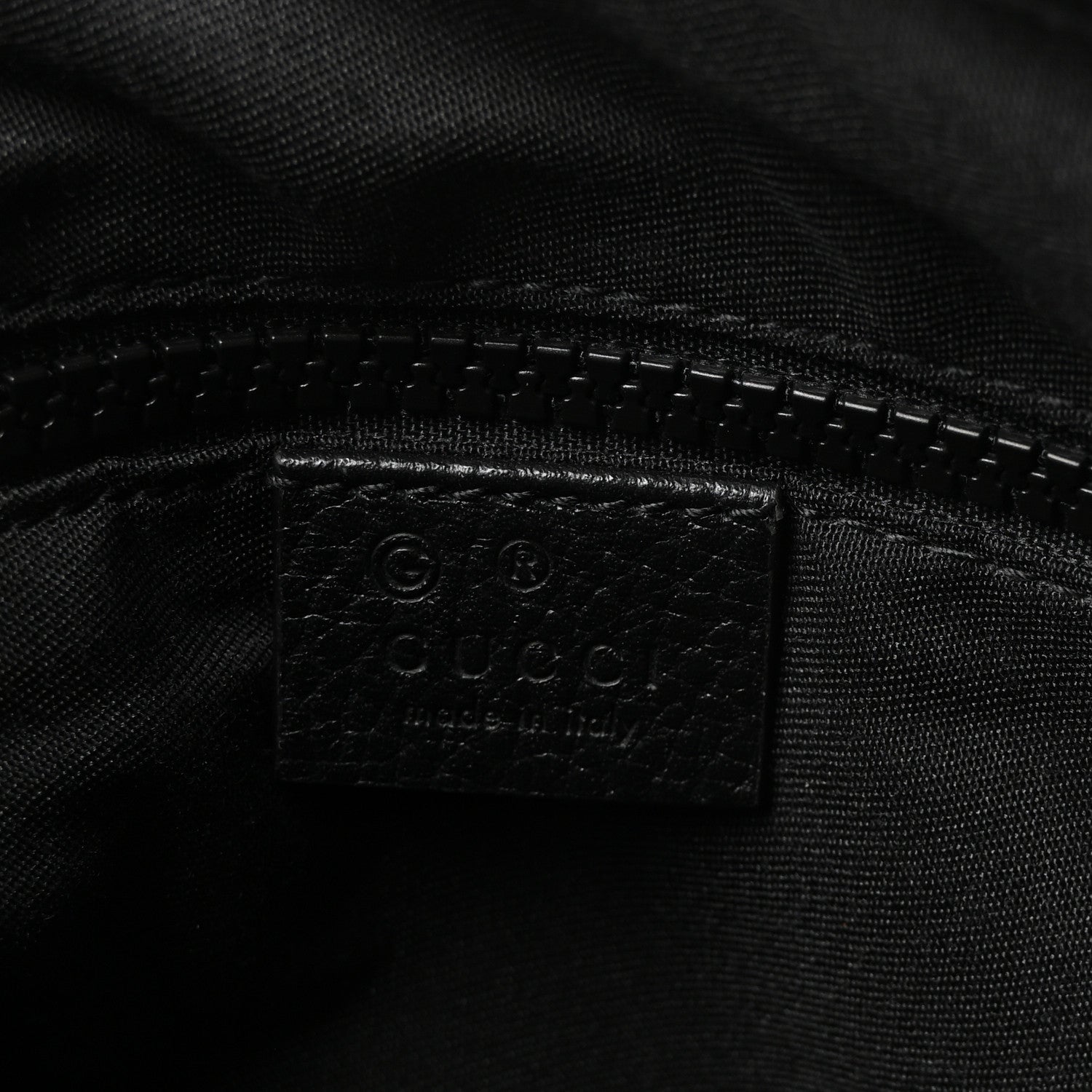 Gucci Nylon Monogram Medium Flat Messenger Bag Black 10 of 19