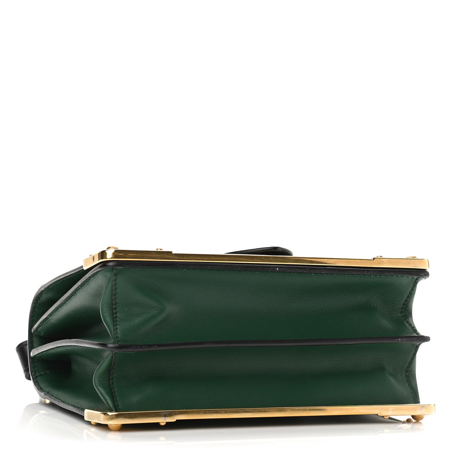 Prada City Calf Saffiano Cahier Bag Biliardo Black 4 of 10