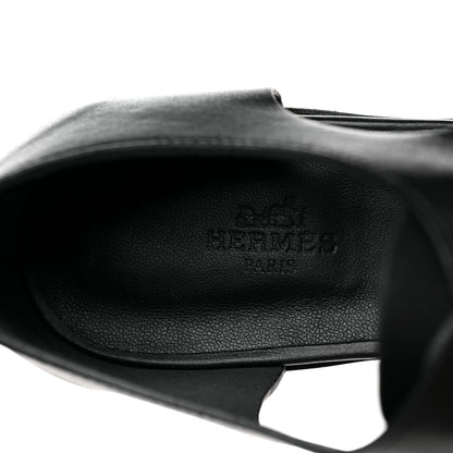 Hermes Calfskin Epoca Oxford 39 Black 8 of 9