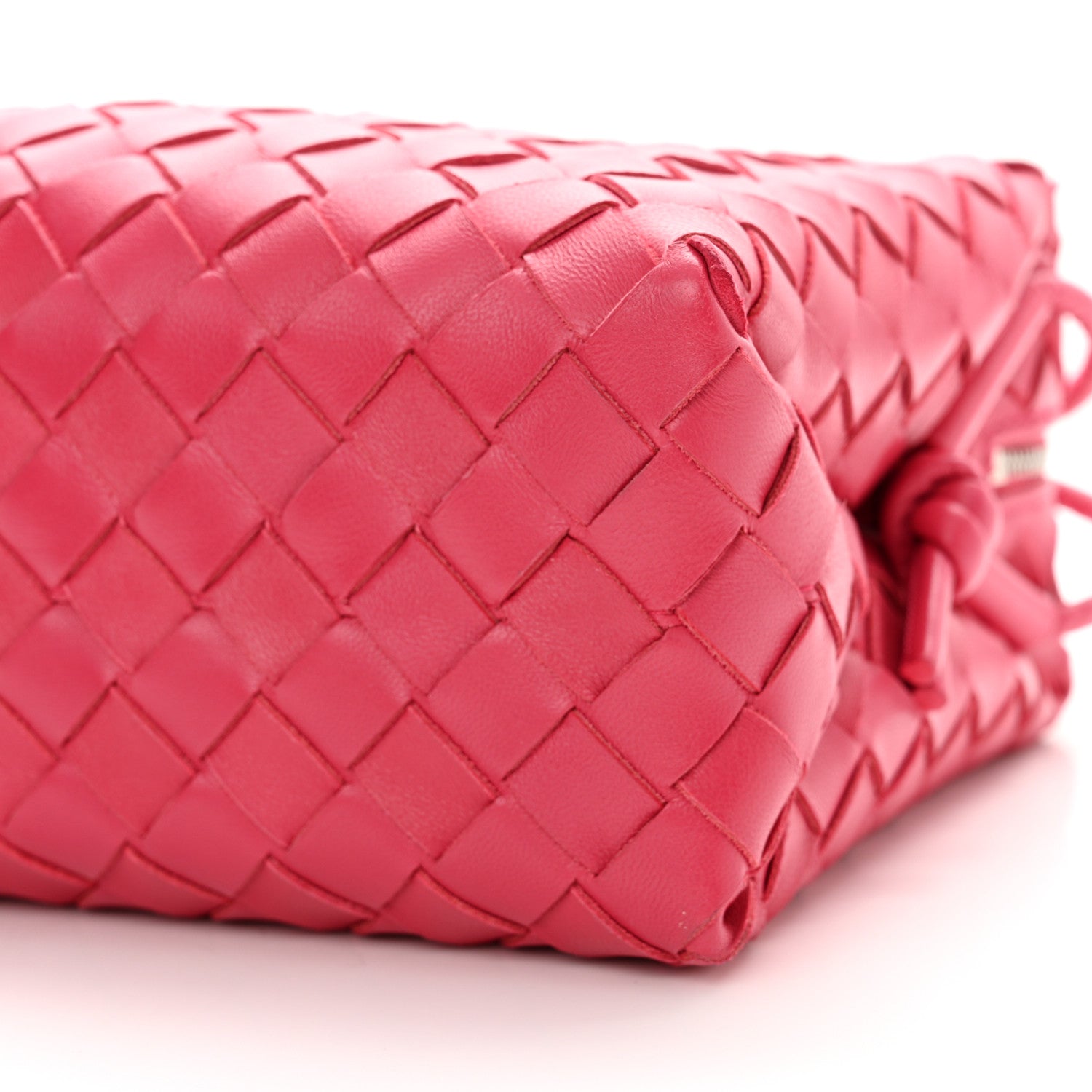 Bottega Veneta Nappa Intrecciato Small Loop Camera Bag Cranberry 9 of 9