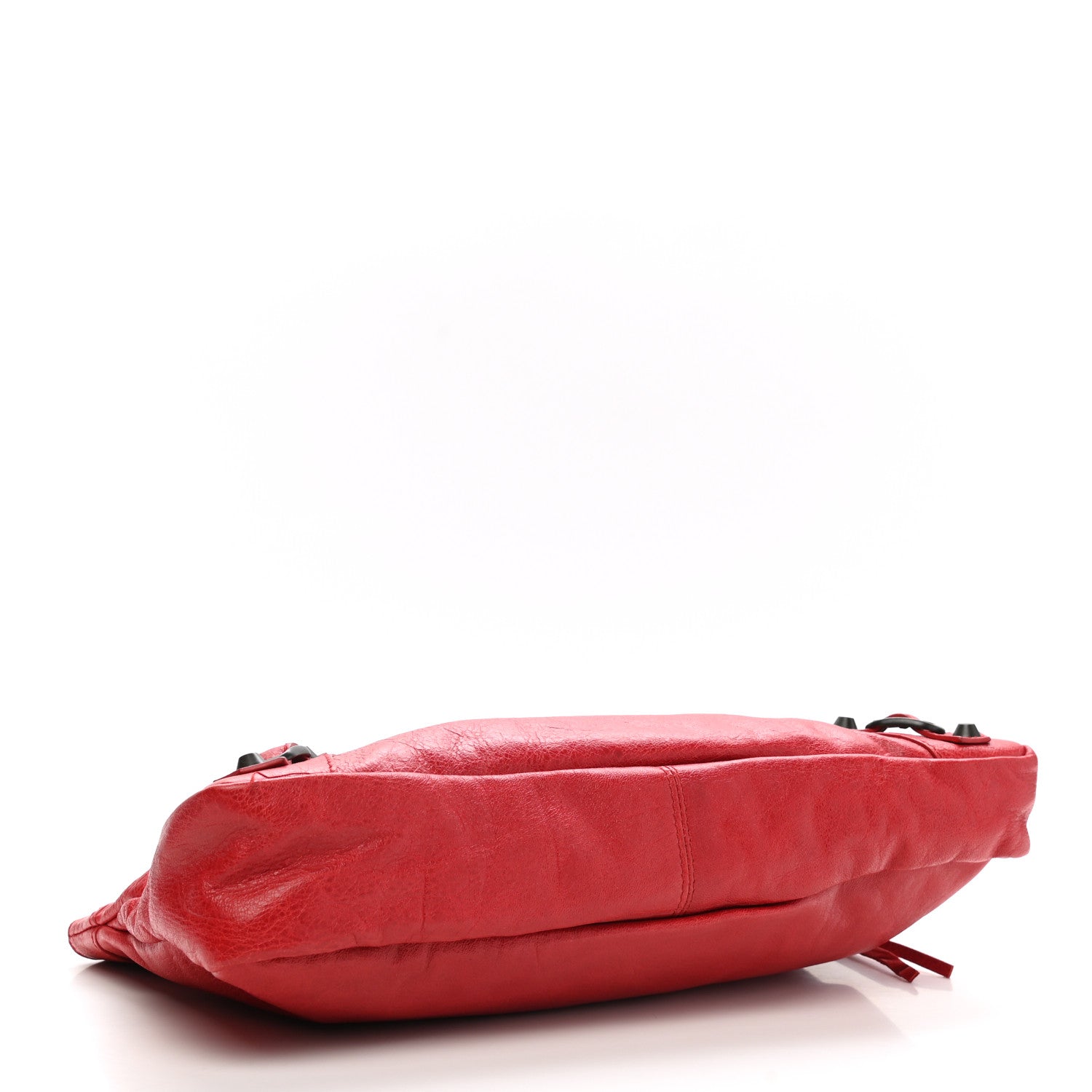 Balenciaga Agneau Classic Hardware Premier Clutch Rouge Coquelicot 5 of 14