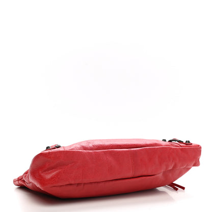 Balenciaga Agneau Classic Hardware Premier Clutch Rouge Coquelicot 5 of 14